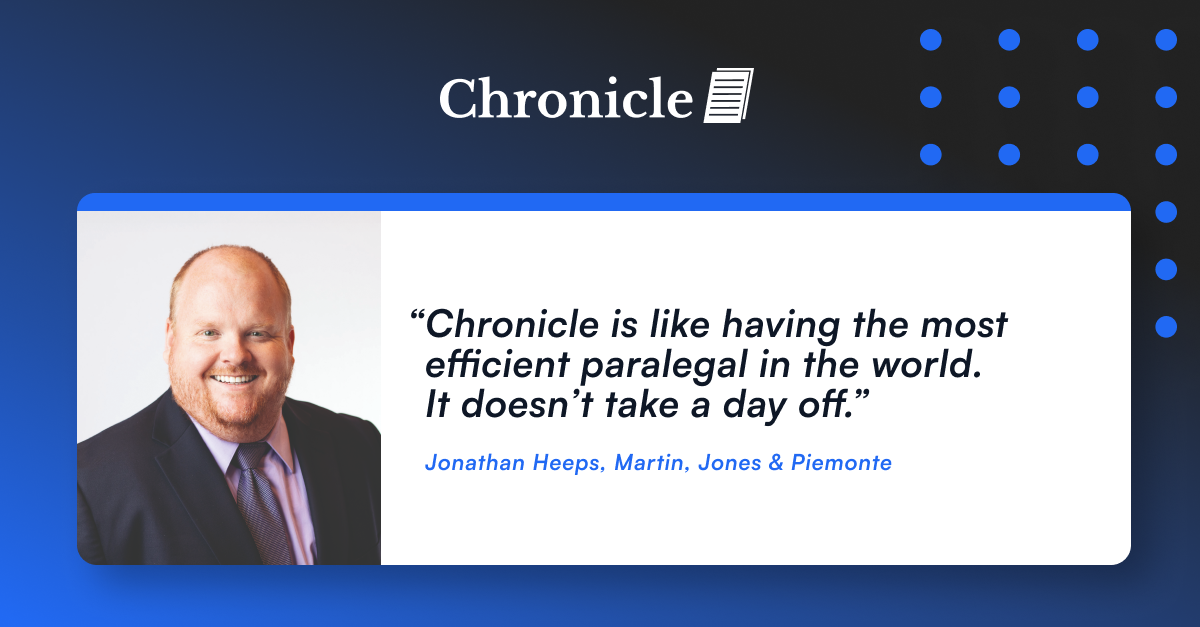 jonathan heeps most efficient paralegal